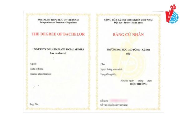 Mẫu bằng Cử Nhân ngôn ngữ Anh - ULSA E-Learning